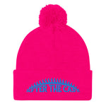 ATC Rising Sun Pink Pom-Pom Beanie