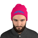 ATC Rising Sun Pink Pom-Pom Beanie