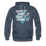 Yank It Crank It Hoodie - heather denim